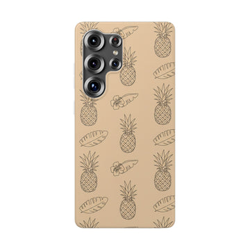 Tropical Pineapple | Galaxy Clear Case