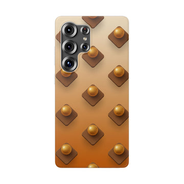 Chic Gold Stud | Galaxy Clear Case