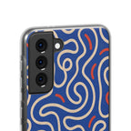 Cobalt Contour | Clear Case
