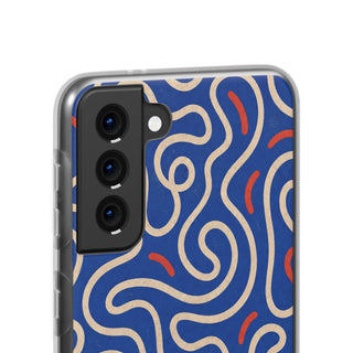 Cobalt Contour | Clear Case