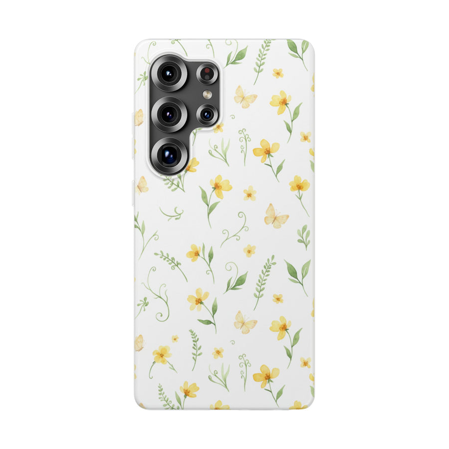 Yellow Wildflower | Galaxy Clear Case