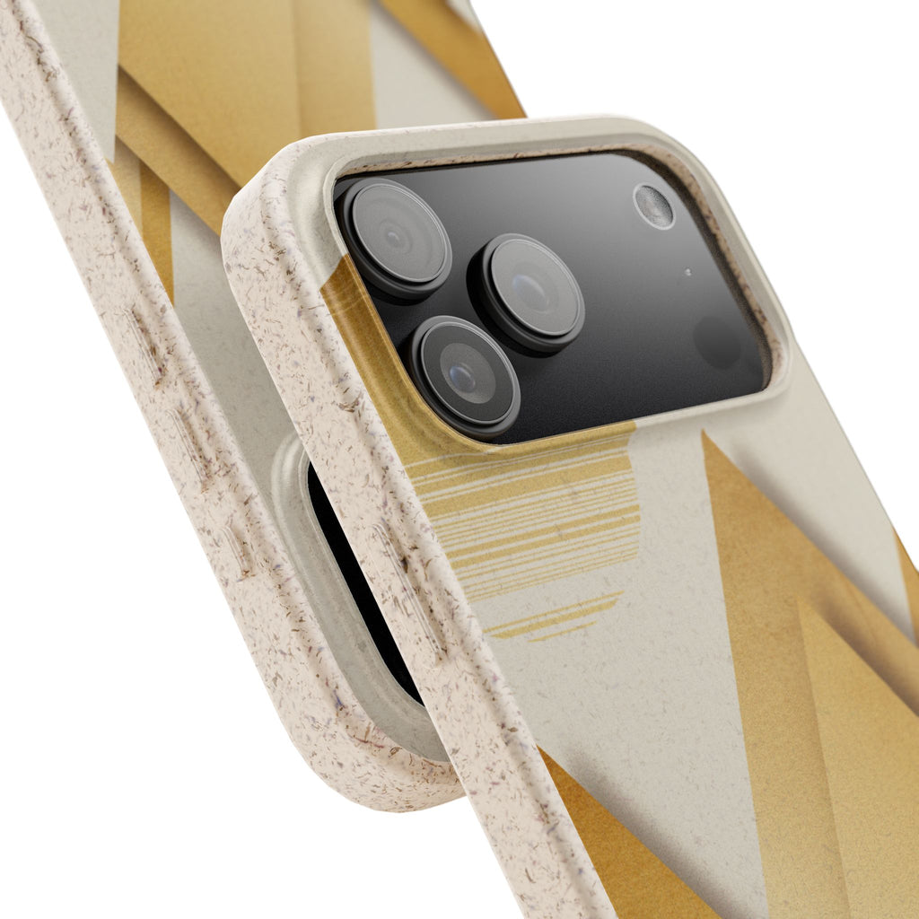 Luxury Gold Chevron | Biodegradable Case