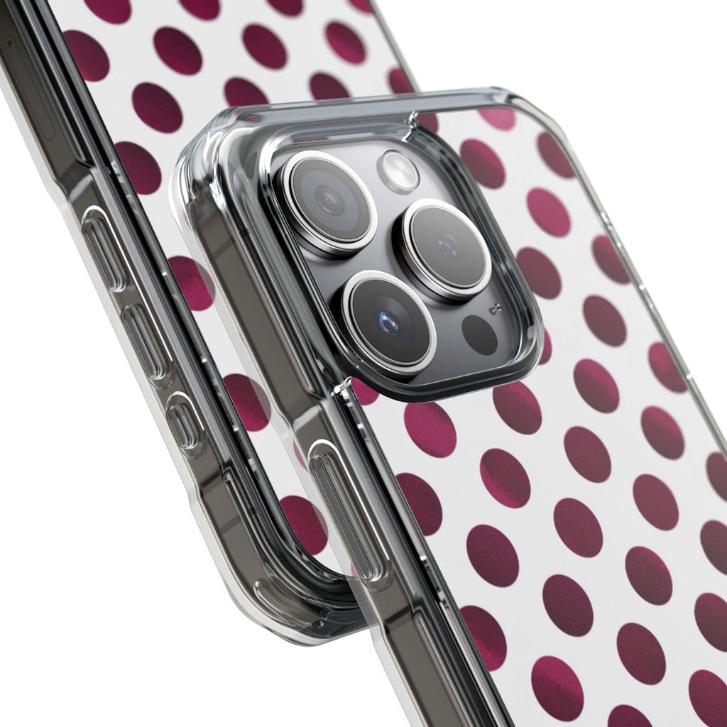 Berry Dots | Clear MagSafe Case