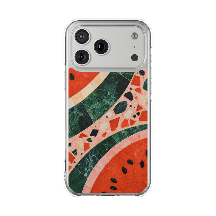 Watermelon Stonecut | Clear MagSafe Case