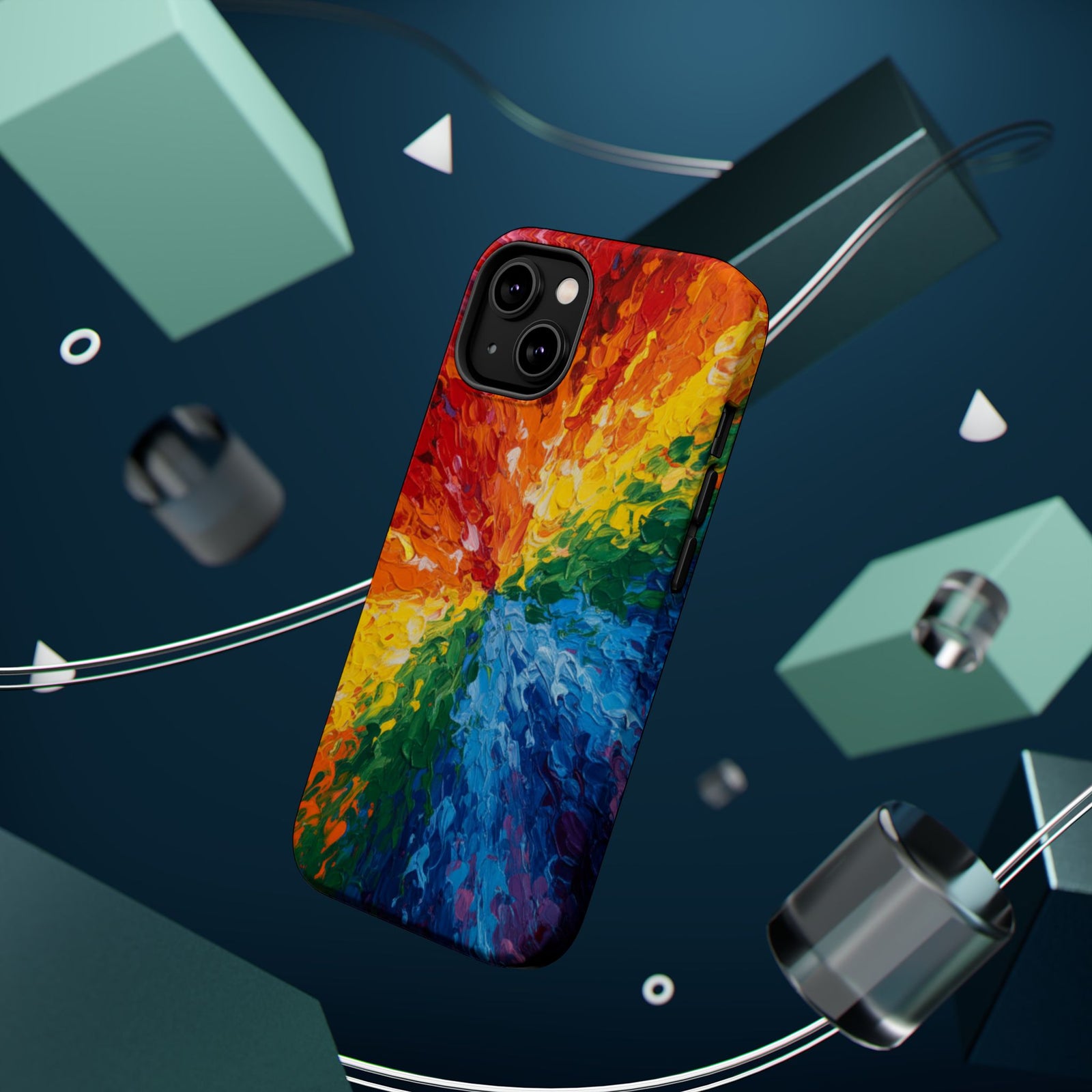 Rainbow Vortex | Tough MagSafe Case