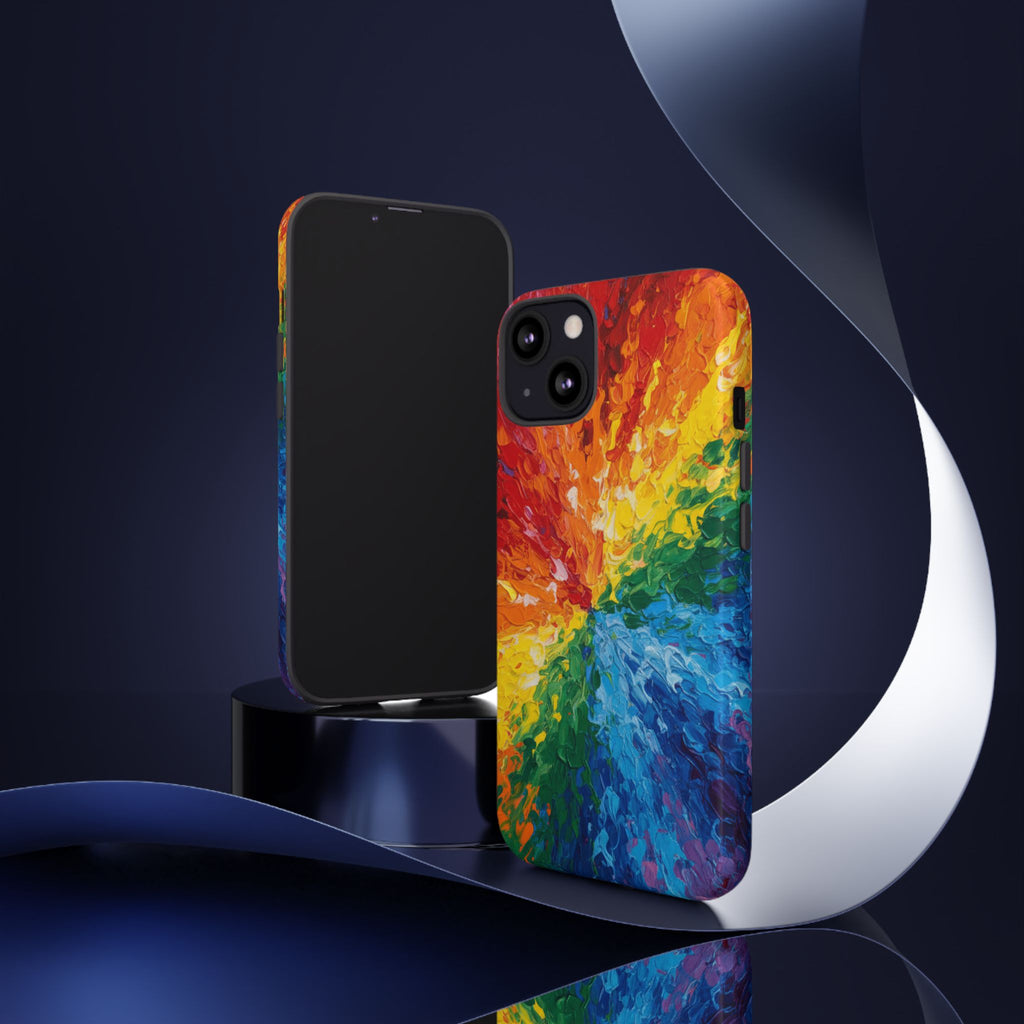 Rainbow Vortex abstract tough case design