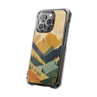 Golden Peaks | Clear MagSafe Case — product image 20