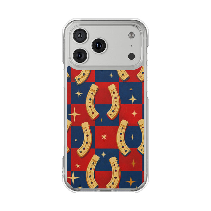 Lucky Horseshoes | Clear MagSafe Case
