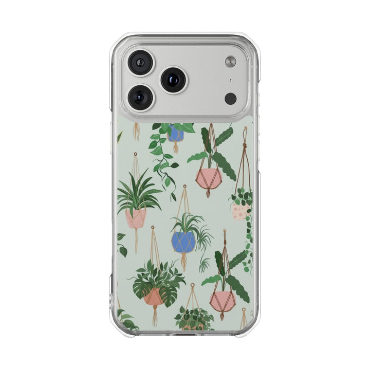 Cocoa Bloom | Clear MagSafe Case