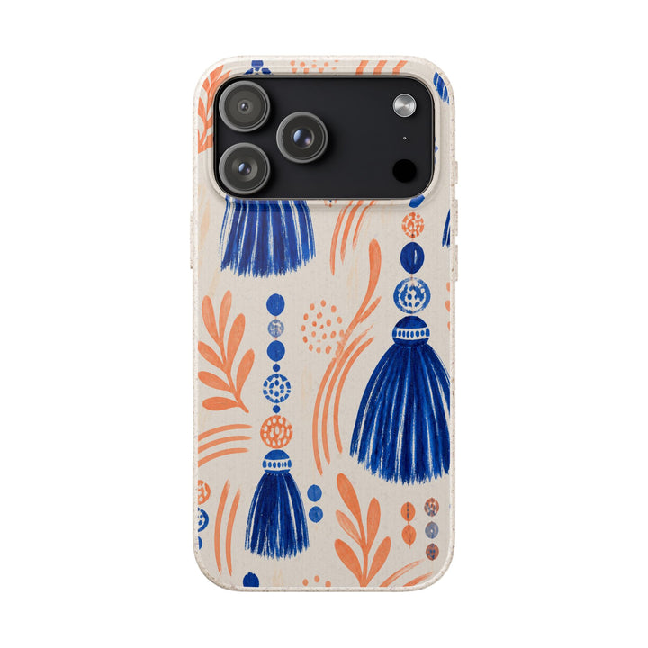 Cobalt Tassels | Biodegradable Case