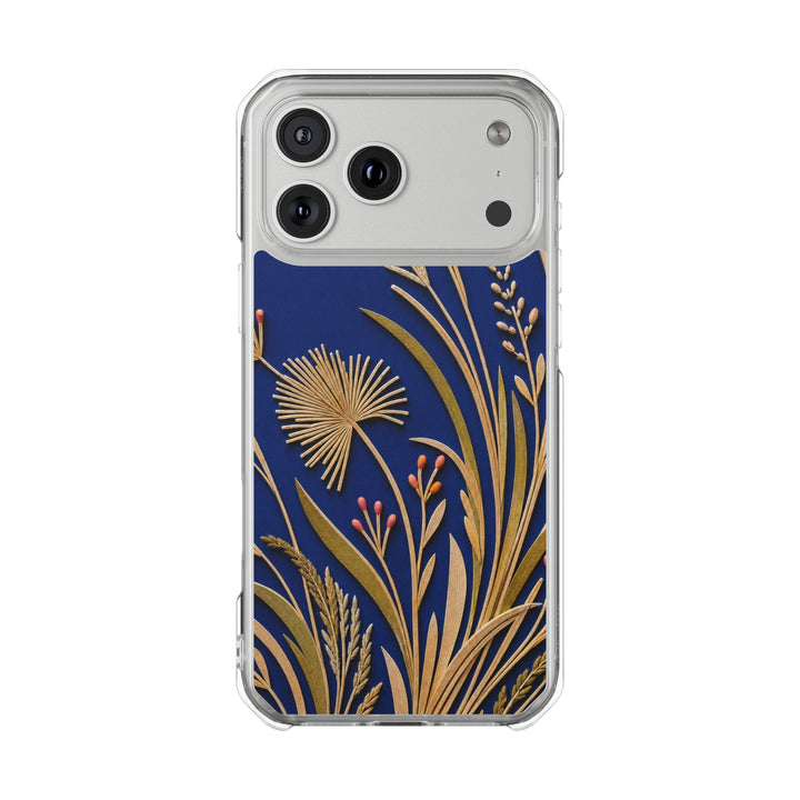 Matchstick Wildflowers | Clear MagSafe Case