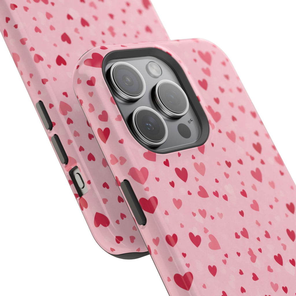 Blush Ditsy Heart | Tough MagSafe Case