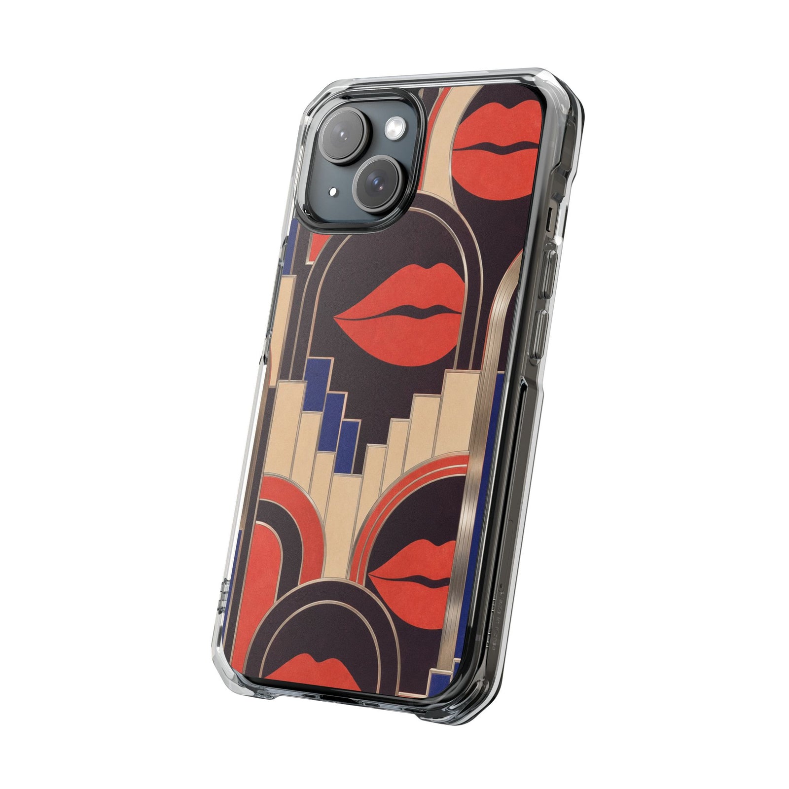 Coral Kiss | Clear MagSafe Case
