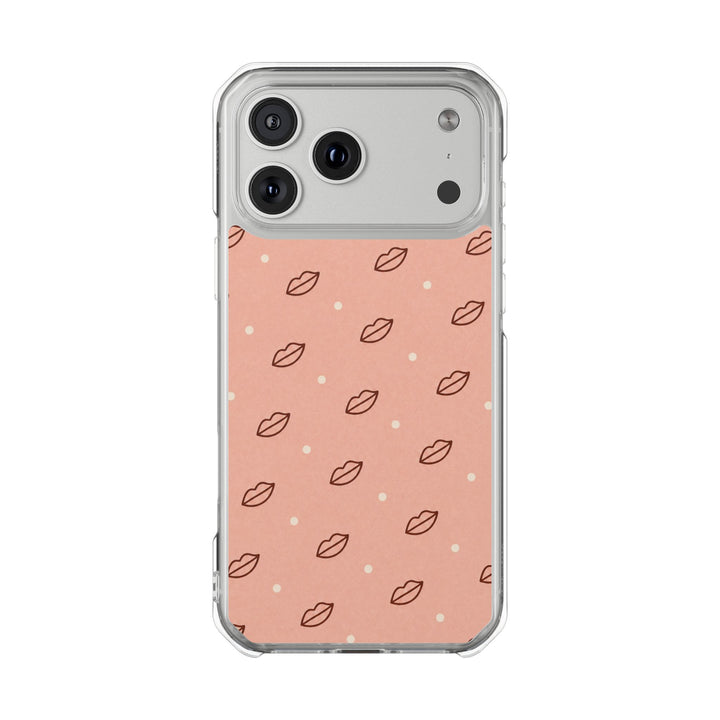 Pink Lips | Clear MagSafe Case
