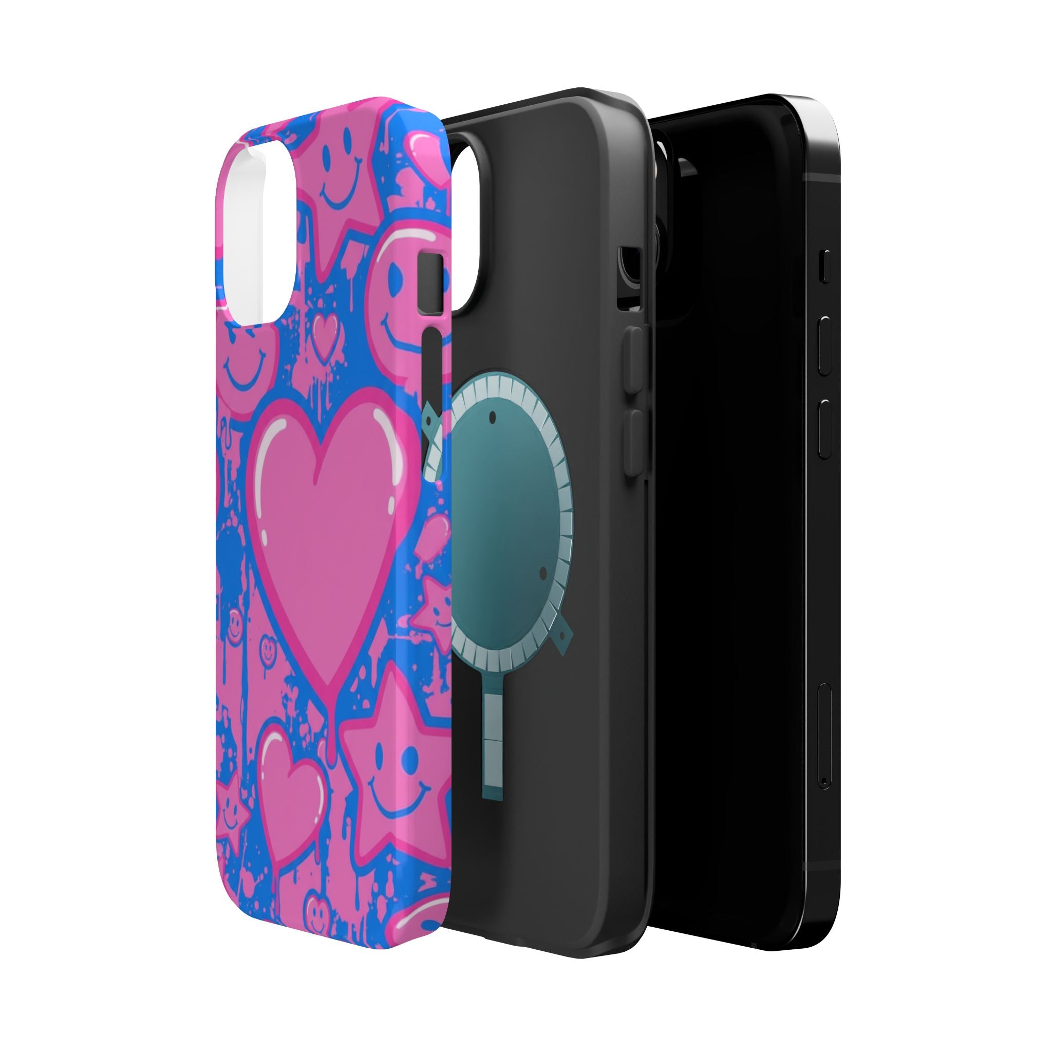Bubblegum Hearts | Tough MagSafe Case