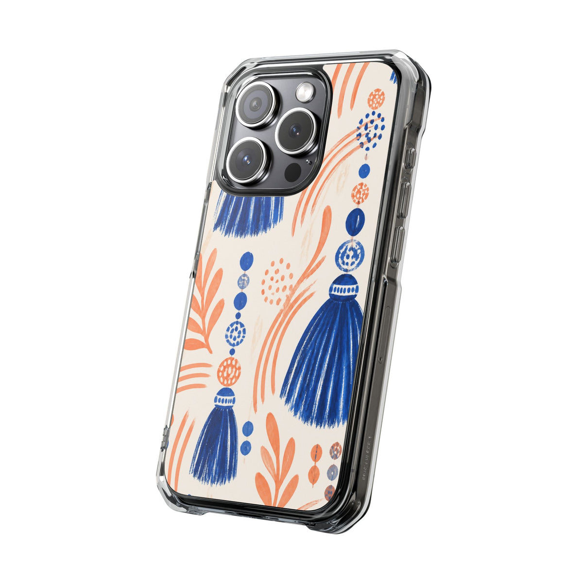 Cobalt Tassels | Clear MagSafe Case — product image 20