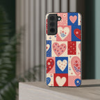 Patchwork Hearts | Clear Case — product image 22