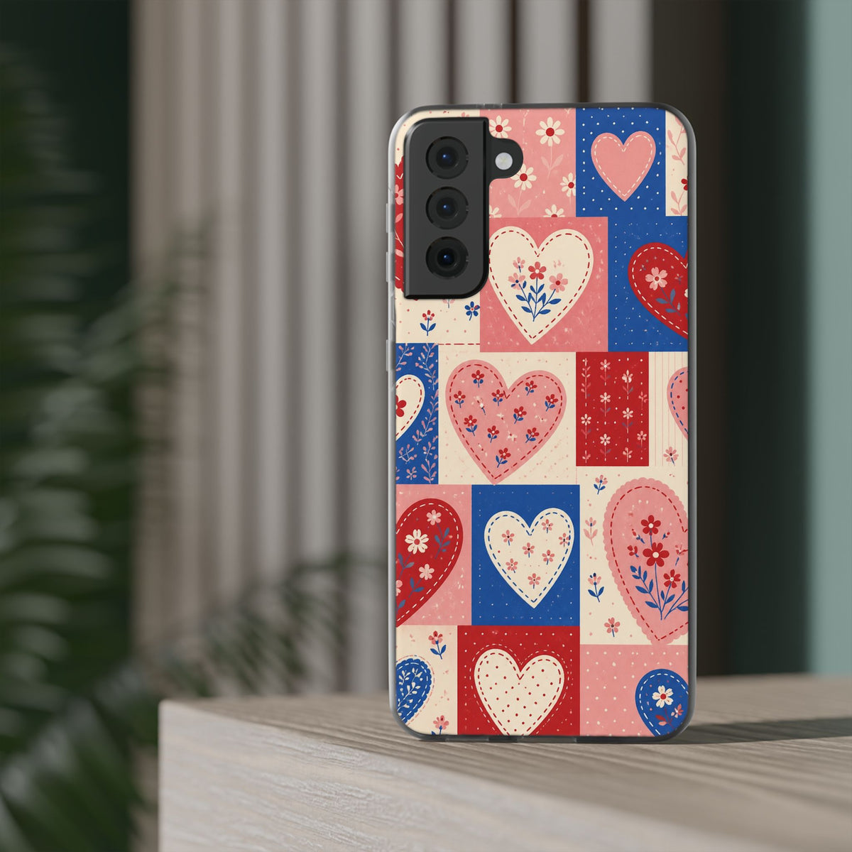 Patchwork Hearts | Clear Case — product image 22