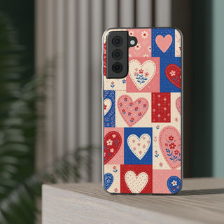 Patchwork Hearts | Clear Case — product image 22