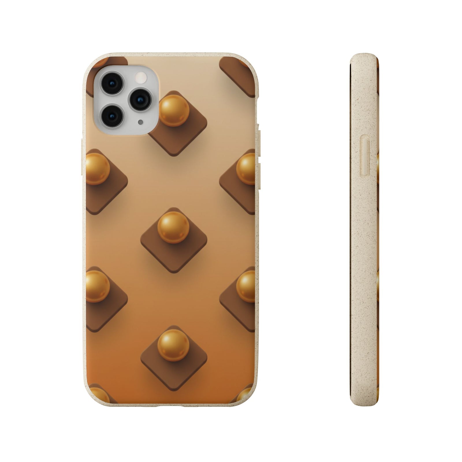Amber Studs | Biodegradable Case