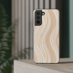 Ivory Waves | Clear Case