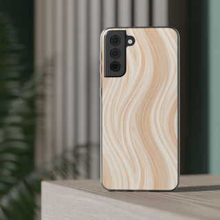 Ivory Waves | Clear Case