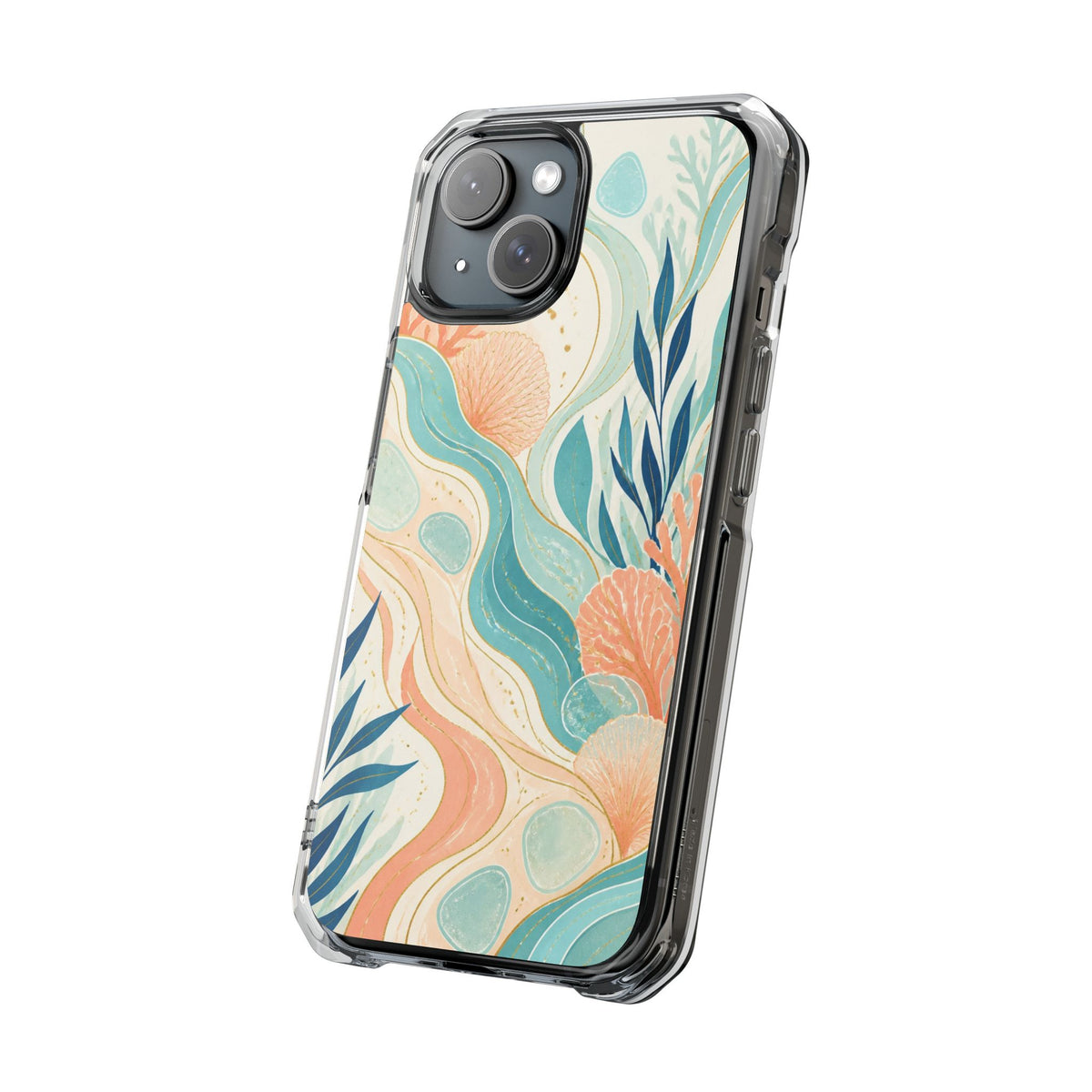 Coral Gleam | Clear MagSafe Case — product image 17