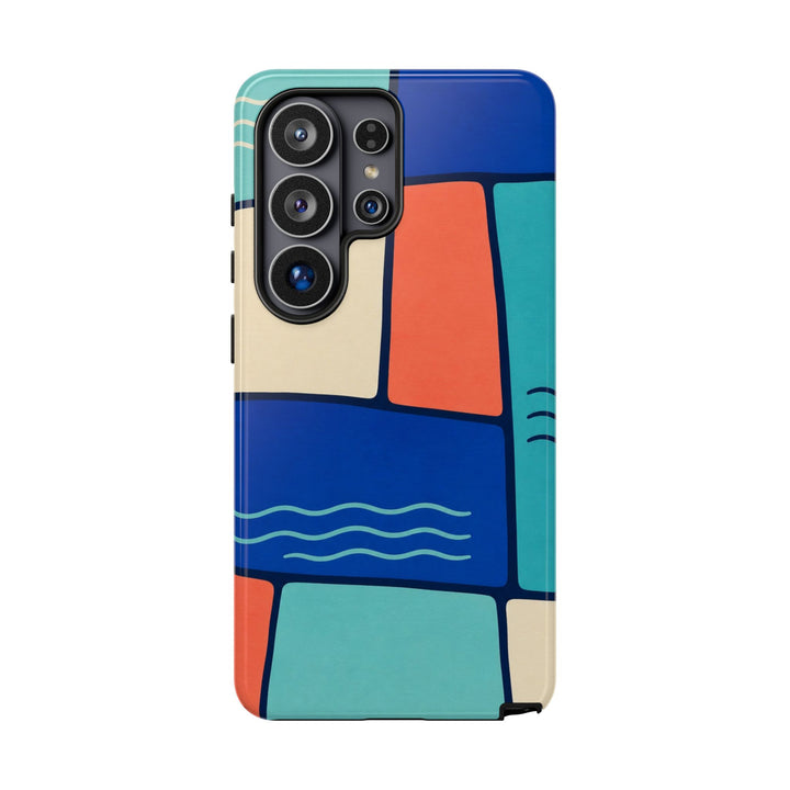 Seaglass Windowpane phone case design