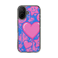Neon Heart | Clear MagSafe Case