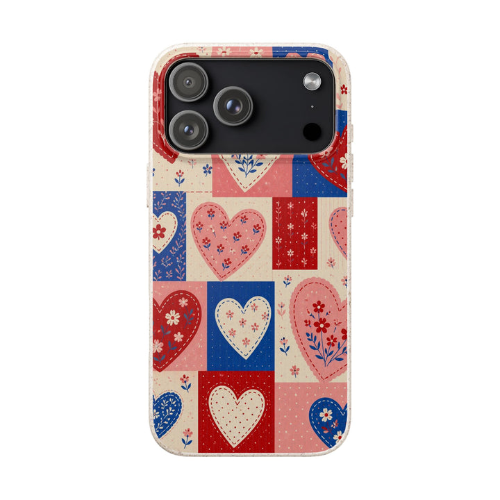 Patchwork Hearts | Biodegradable Case