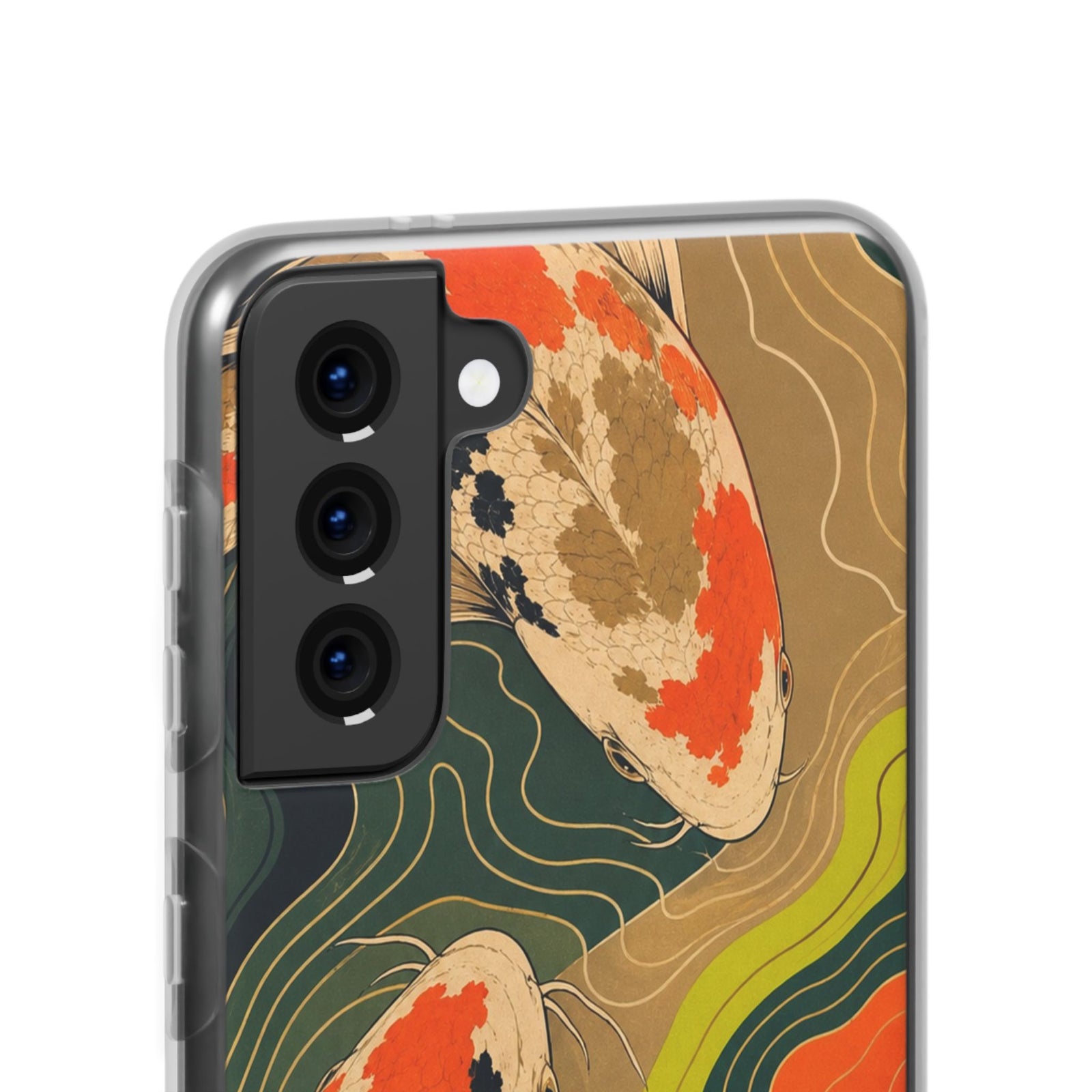Khaki Koi | Clear Case