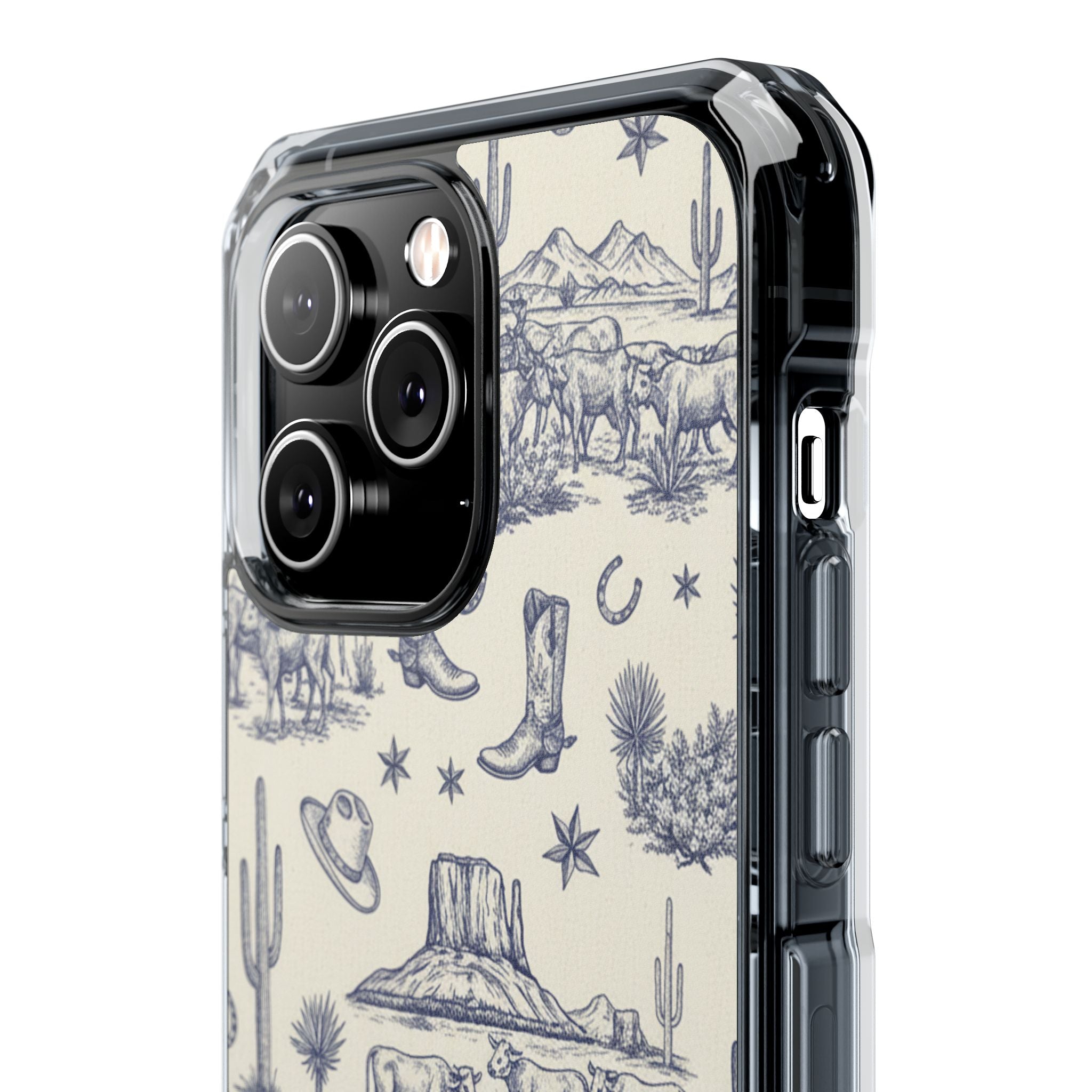 Whimsical Toile | Clear MagSafe Case