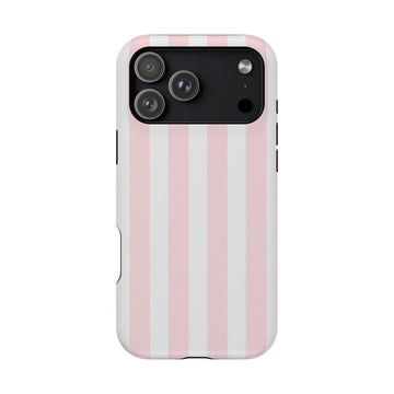 Pink Pinstripe | Tough MagSafe Case