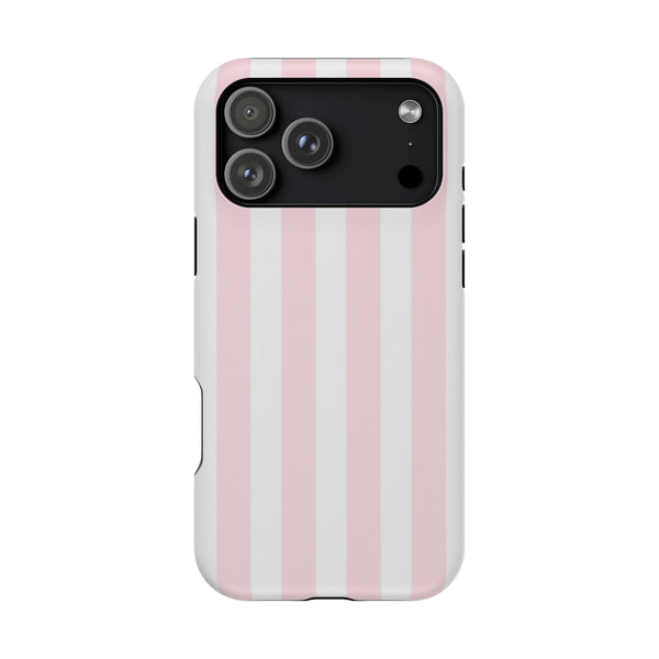 Pink Pinstripe | Tough MagSafe Case
