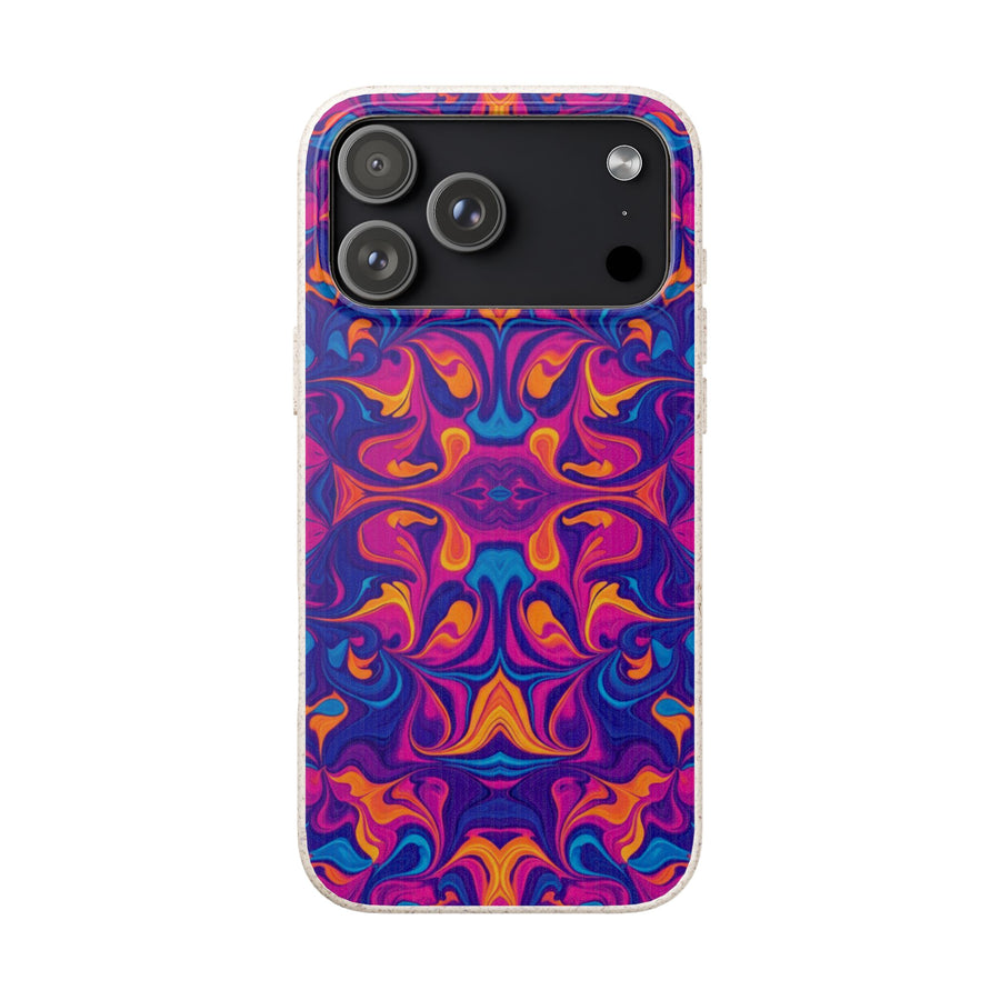 Neon Swirl | Biodegradable Case