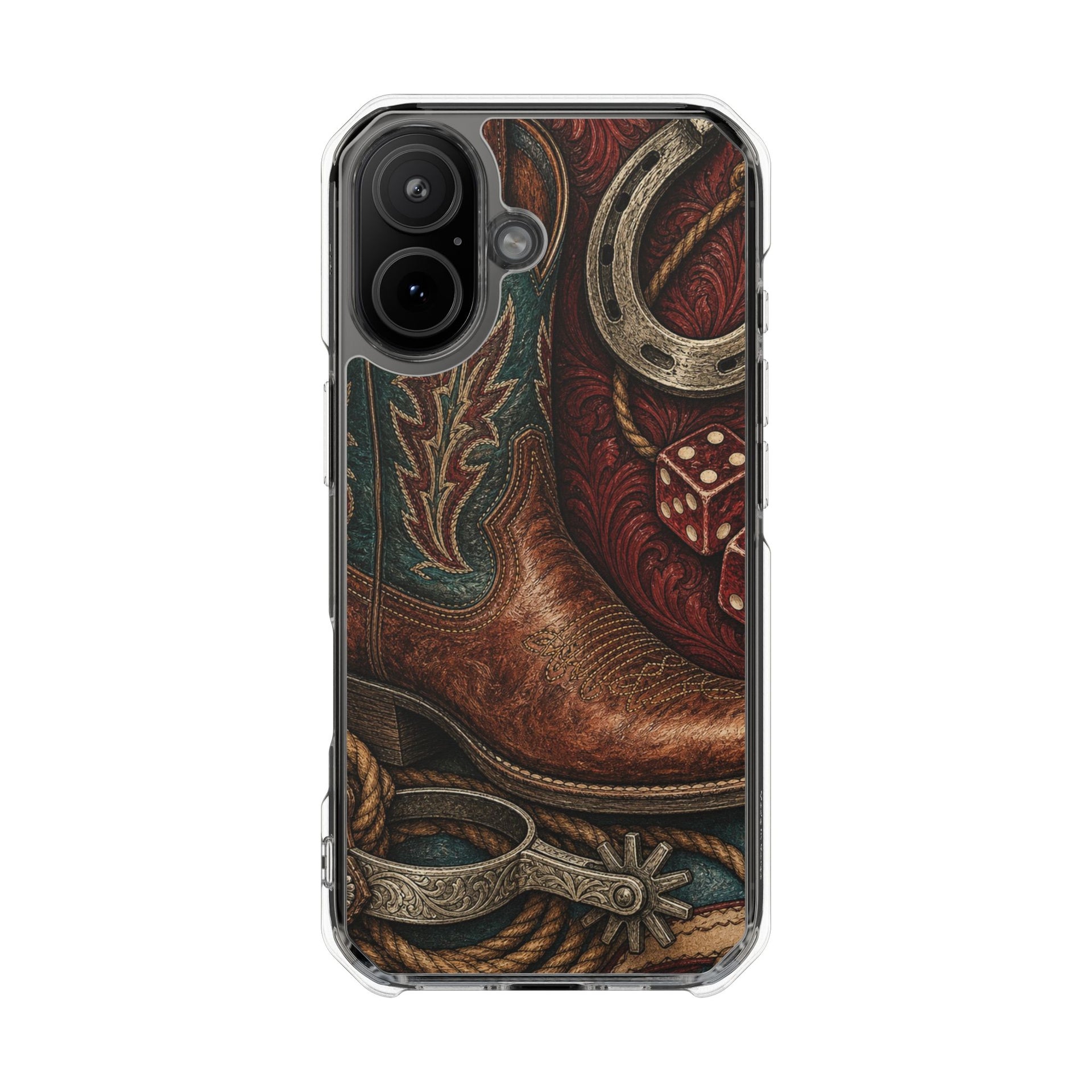 Rodeo Luck | Clear MagSafe Case