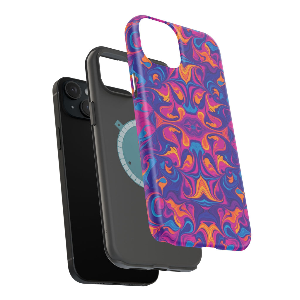 Neon Swirl | Tough MagSafe Case