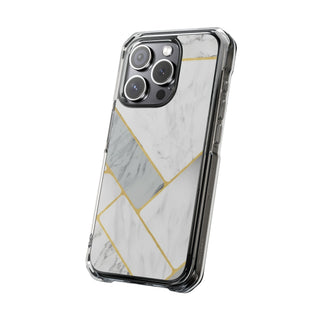 Coral Orbit | Clear MagSafe Case