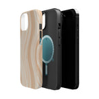 Ivory Waves | Tough MagSafe Case