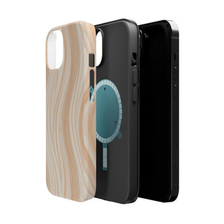Ivory Waves | Tough MagSafe Case