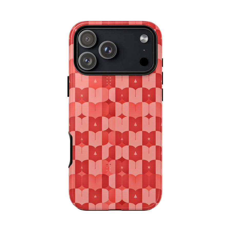 Coral Geo Tile | Tough Case