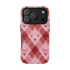 Pink Plaid Heart | Tough Case