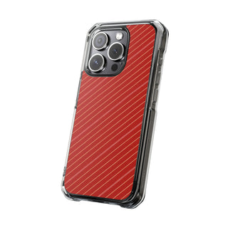 Tomato Diagonal | Clear MagSafe Case