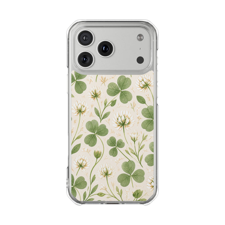 Sweet Clover | Clear MagSafe Case
