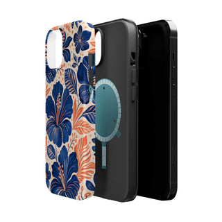 Indigo Hibiscus | Tough MagSafe Case — product image 44
