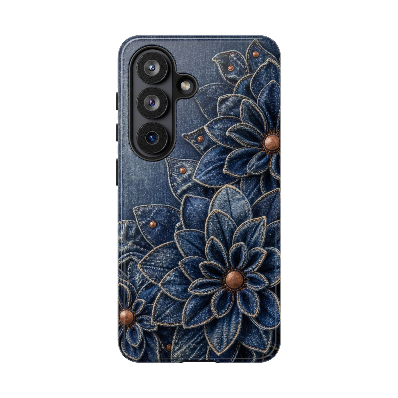 Denim Dahlia | Tough Case