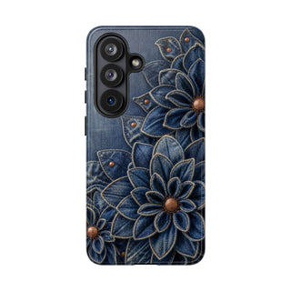 Denim Dahlia | Tough Case