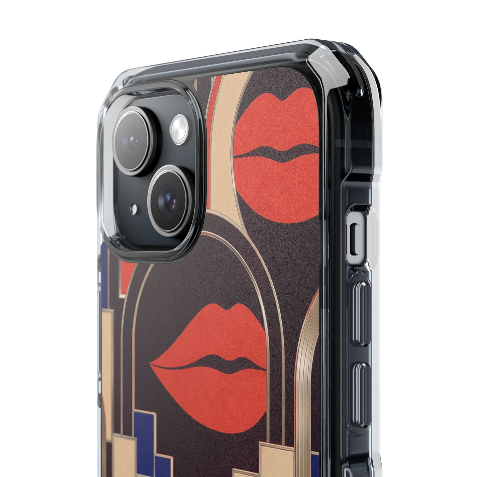 Coral Kiss | Clear MagSafe Case