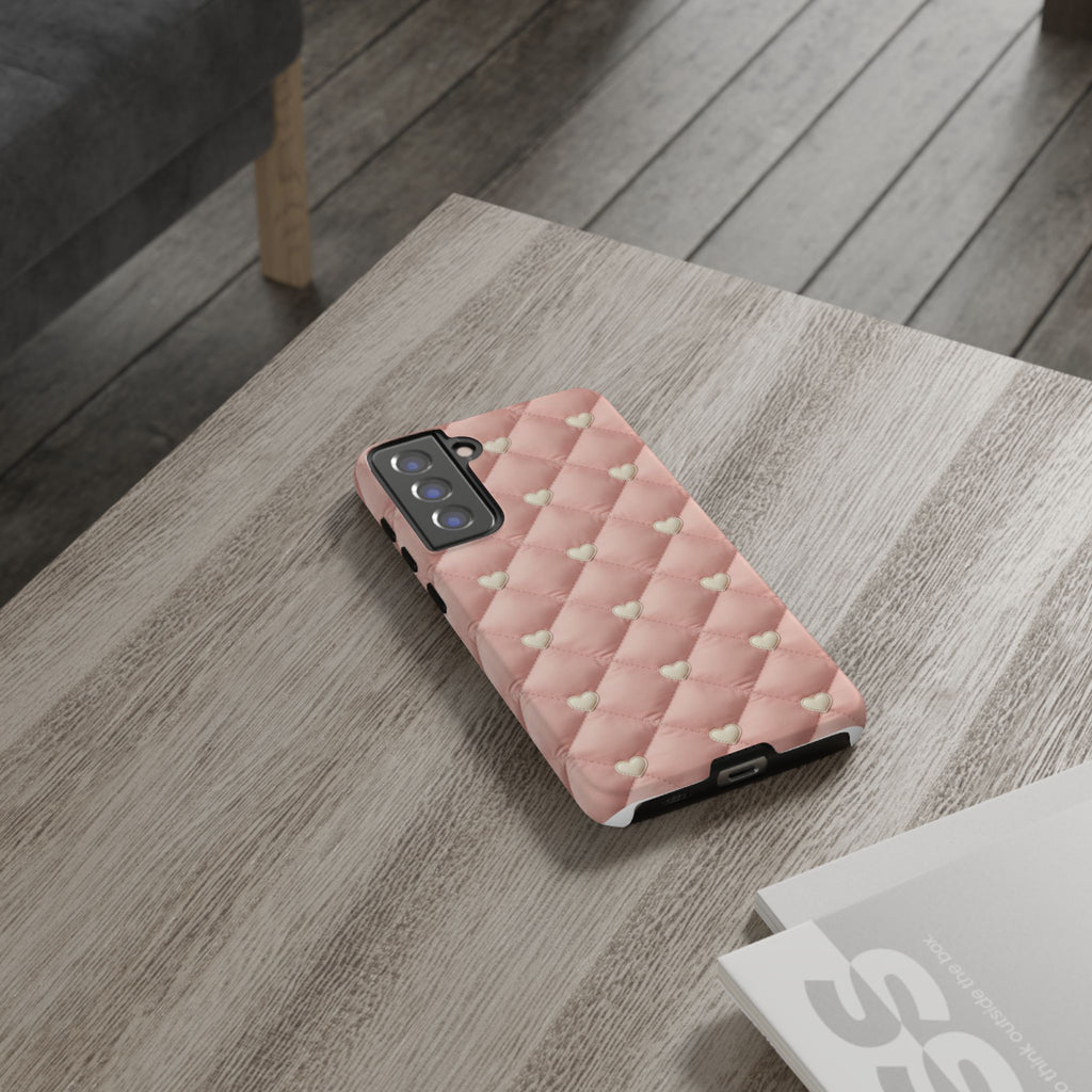 Cream Love Quilt | Tough Case