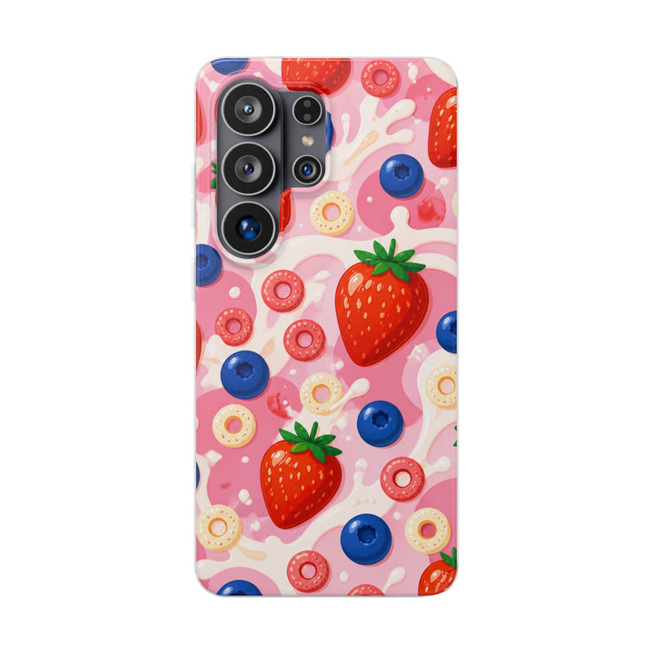 Berry Cereal phone case design